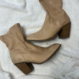 Torrid Tan Heeled Boots
